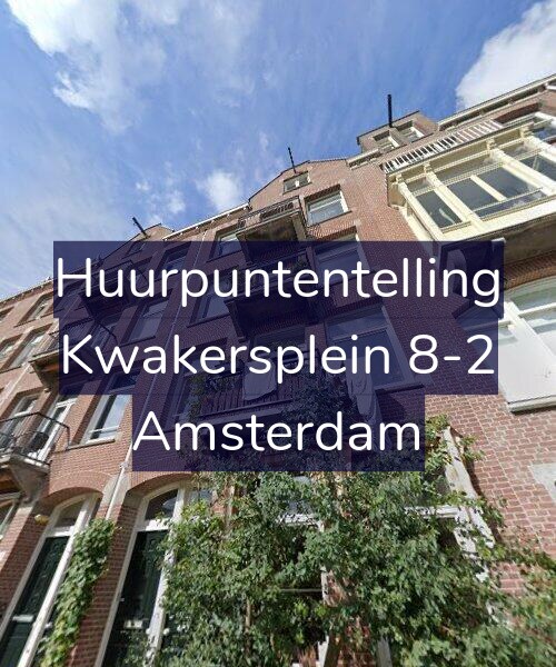 Foto gevel Huurpuntentelling voor Kwakersplein 8-2, Amsterdam