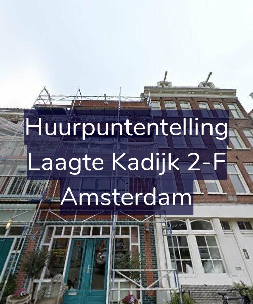 Foto gevel Huurpuntentelling voor Laagte Kadijk 2-F, Amsterdam
