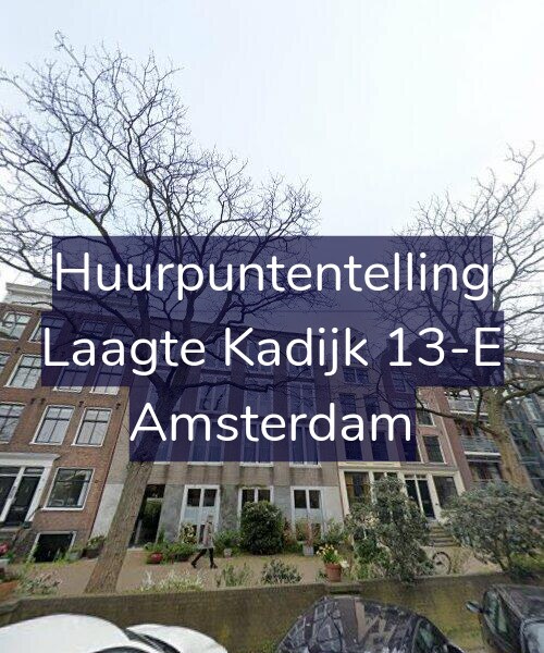 Foto gevel Huurpuntentelling voor Laagte Kadijk 13-E, Amsterdam