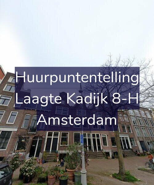 Foto gevel Huurpuntentelling voor Laagte Kadijk 8-H, Amsterdam