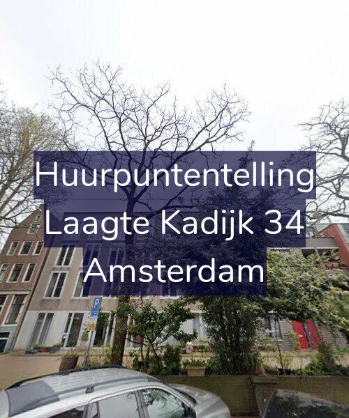 Foto gevel Huurpuntentelling voor Laagte Kadijk 34, Amsterdam
