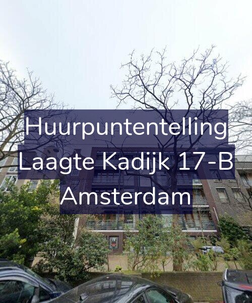 Foto gevel Huurpuntentelling voor Laagte Kadijk 17-B, Amsterdam