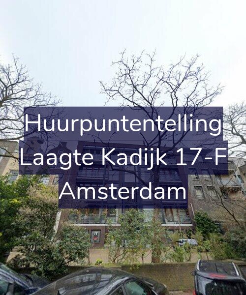 Foto gevel Huurpuntentelling voor Laagte Kadijk 17-F, Amsterdam