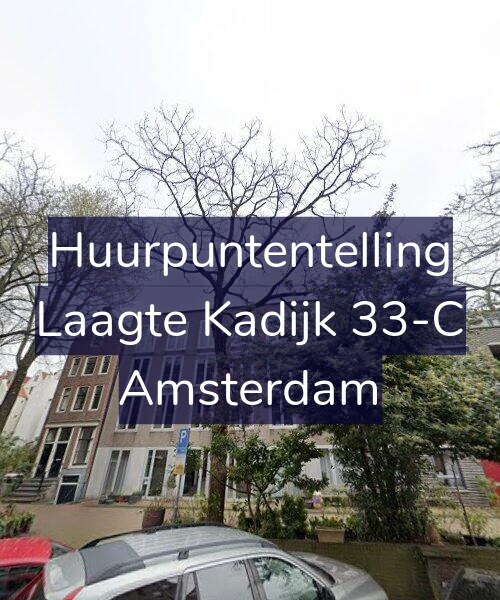 Foto gevel Huurpuntentelling voor Laagte Kadijk 33-C, Amsterdam