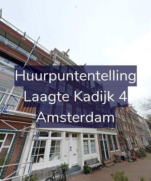 Foto gevel Huurpuntentelling voor Laagte Kadijk 4, Amsterdam