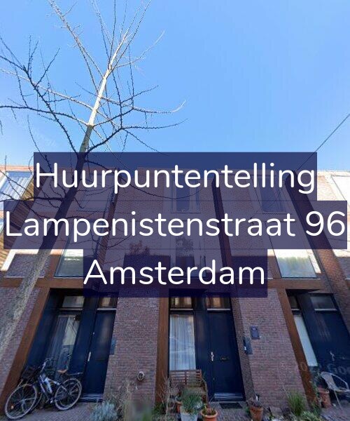 Foto gevel Huurpuntentelling voor Lampenistenstraat 96, Amsterdam