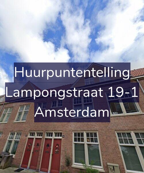 Foto gevel Huurpuntentelling voor Lampongstraat 19-1, Amsterdam