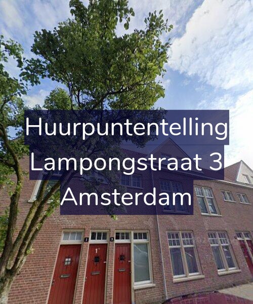 Foto gevel Huurpuntentelling voor Lampongstraat 3, Amsterdam
