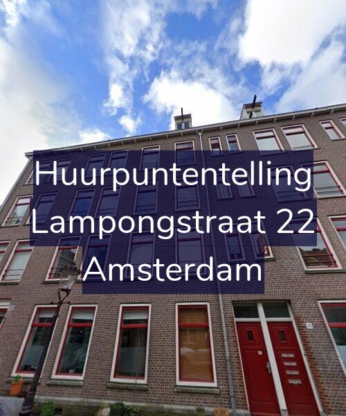 Foto gevel Huurpuntentelling voor Lampongstraat 22, Amsterdam
