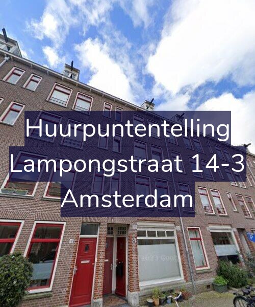 Foto gevel Huurpuntentelling voor Lampongstraat 14-3, Amsterdam