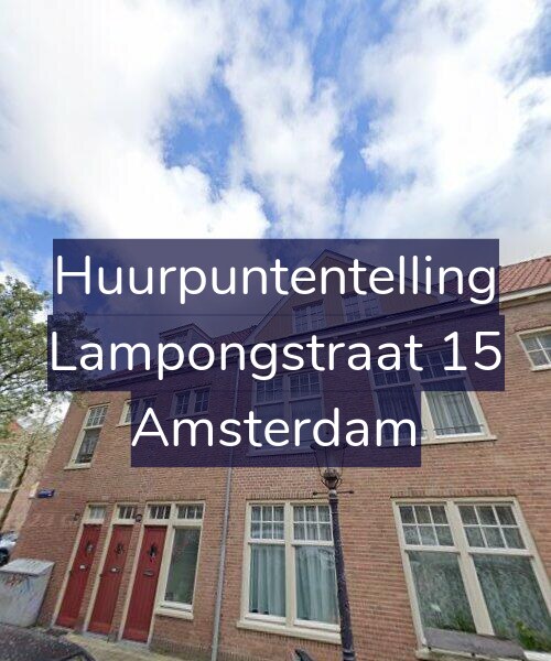 Foto gevel Huurpuntentelling voor Lampongstraat 15, Amsterdam
