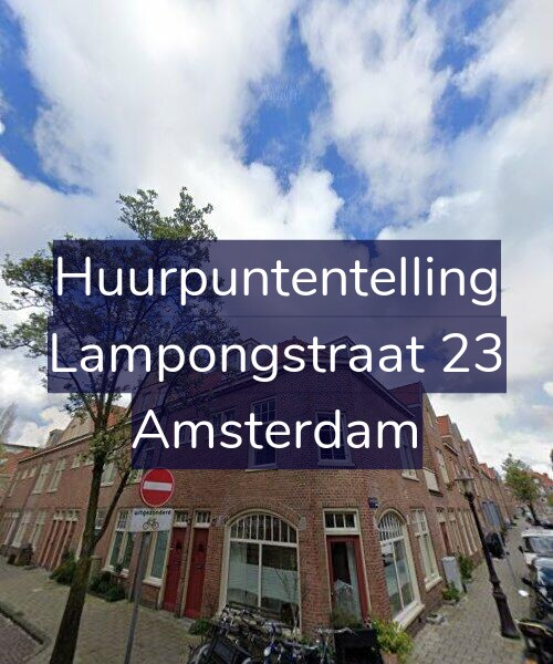 Foto gevel Huurpuntentelling voor Lampongstraat 23, Amsterdam