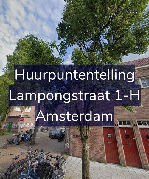 Foto gevel Huurpuntentelling voor Lampongstraat 1-H, Amsterdam