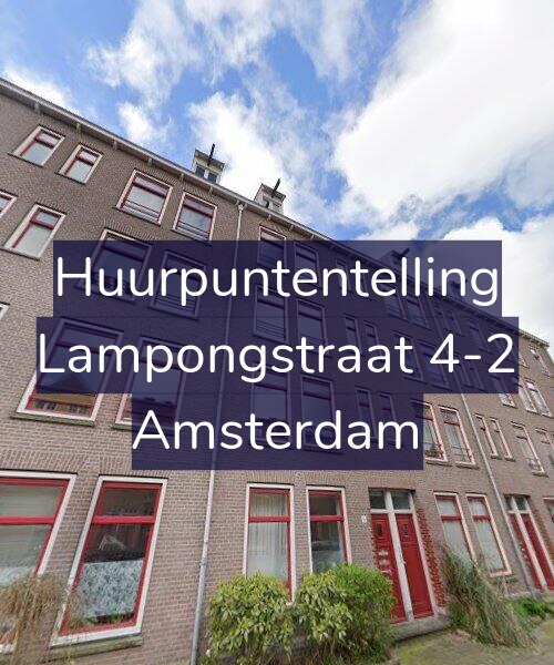 Foto gevel Huurpuntentelling voor Lampongstraat 4-2, Amsterdam
