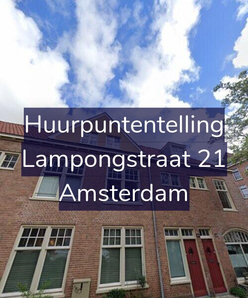 Foto gevel Huurpuntentelling voor Lampongstraat 21, Amsterdam