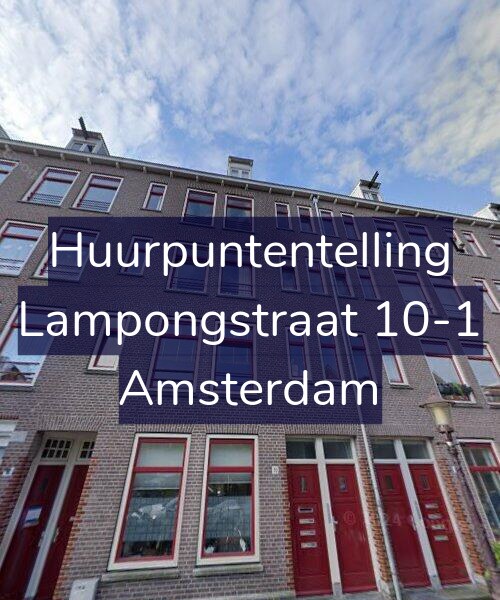 Foto gevel Huurpuntentelling voor Lampongstraat 10-1, Amsterdam