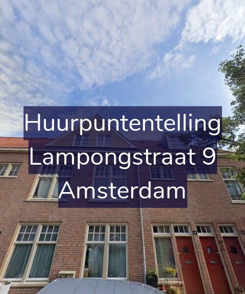Foto gevel Huurpuntentelling voor Lampongstraat 9, Amsterdam