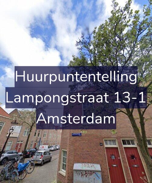 Foto gevel Huurpuntentelling voor Lampongstraat 13-1, Amsterdam