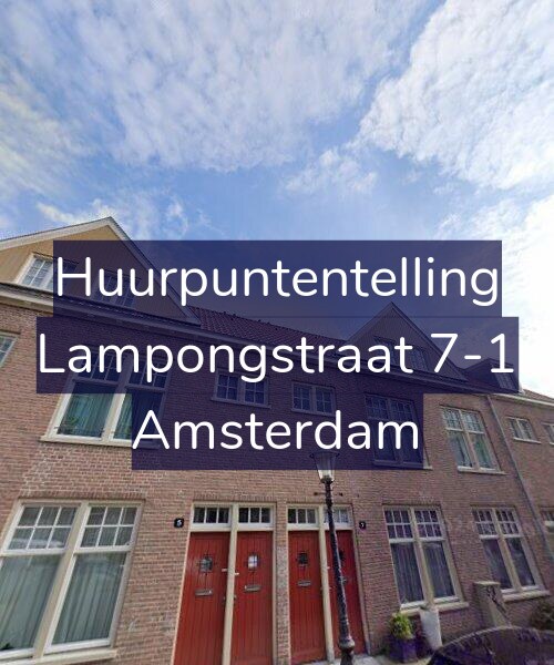 Foto gevel Huurpuntentelling voor Lampongstraat 7-1, Amsterdam