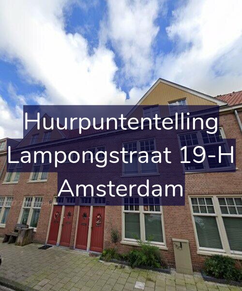 Foto gevel Huurpuntentelling voor Lampongstraat 19-H, Amsterdam