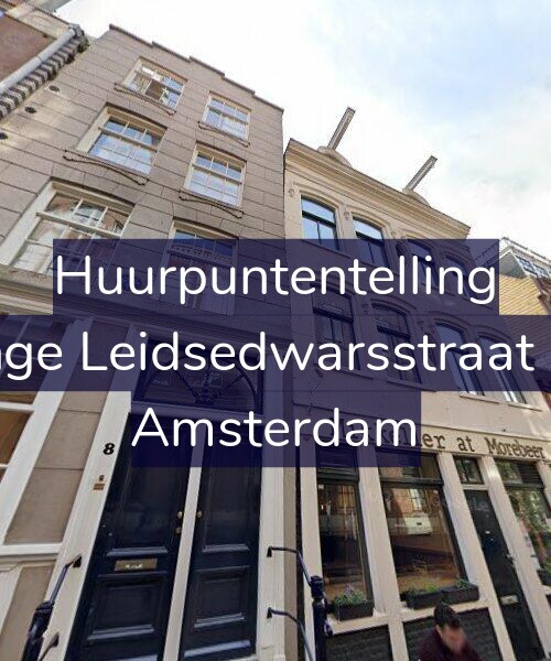 Foto gevel Huurpuntentelling voor Lange Leidsedwarsstraat 6-1, Amsterdam
