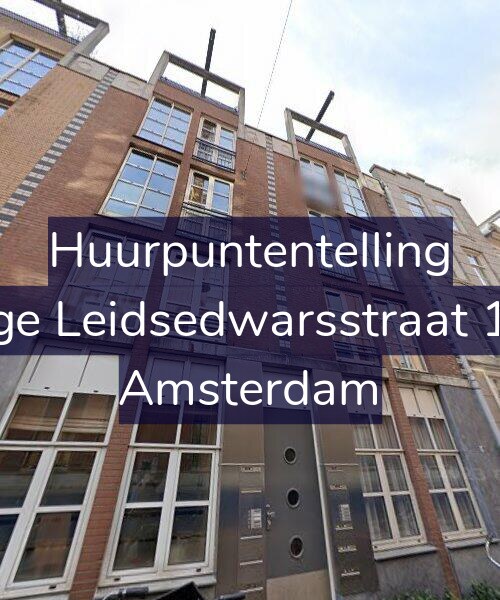 Foto gevel Huurpuntentelling voor Lange Leidsedwarsstraat 12-C, Amsterdam