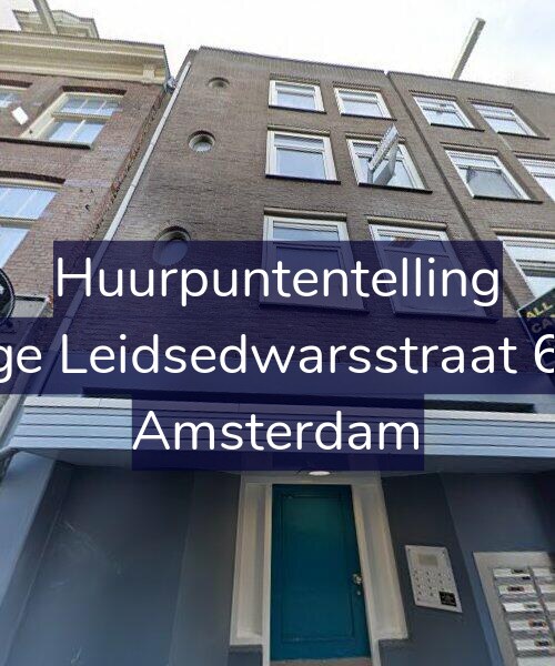 Foto gevel Huurpuntentelling voor Lange Leidsedwarsstraat 62-D, Amsterdam