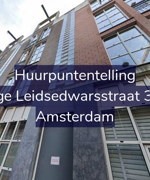 Foto gevel Huurpuntentelling voor Lange Leidsedwarsstraat 34-D, Amsterdam