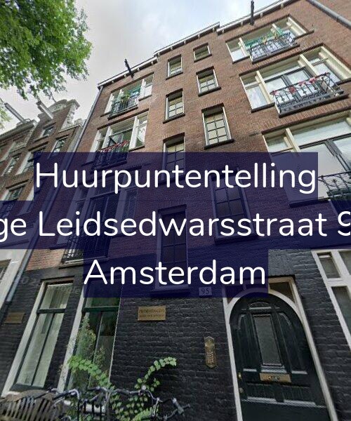 Foto gevel Huurpuntentelling voor Lange Leidsedwarsstraat 95-D, Amsterdam