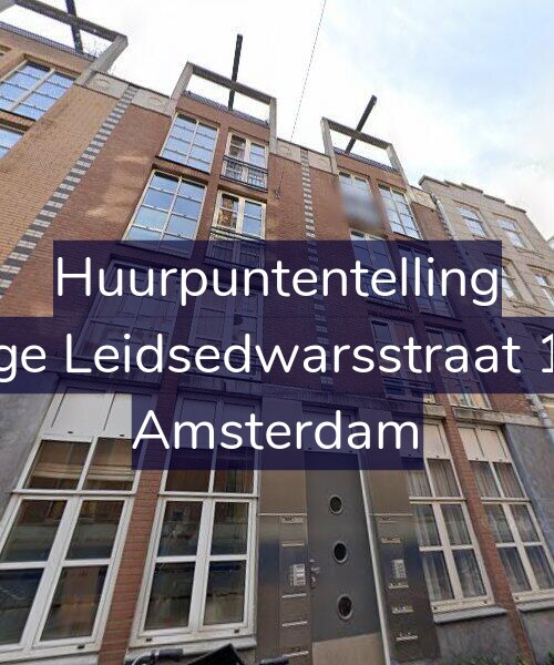 Foto gevel Huurpuntentelling voor Lange Leidsedwarsstraat 12-E, Amsterdam