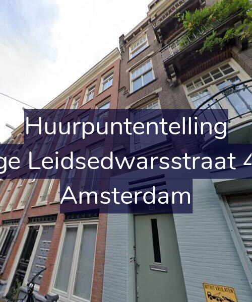 Foto gevel Huurpuntentelling voor Lange Leidsedwarsstraat 42-B, Amsterdam