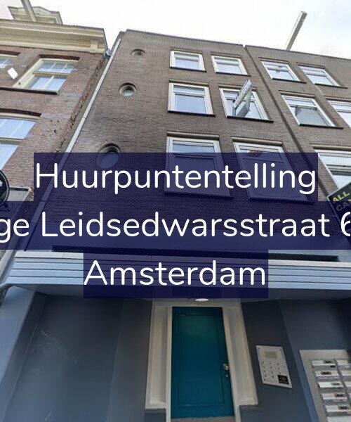 Foto gevel Huurpuntentelling voor Lange Leidsedwarsstraat 62-E, Amsterdam