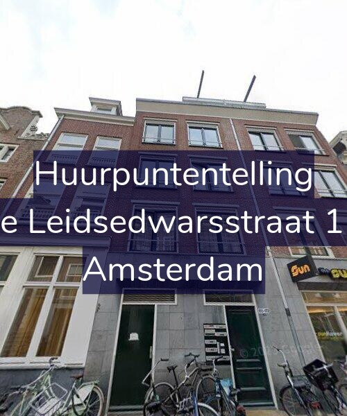 Foto gevel Huurpuntentelling voor Lange Leidsedwarsstraat 172-C, Amsterdam
