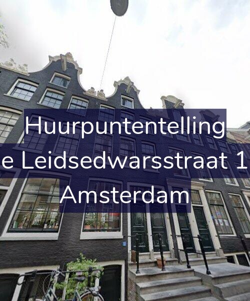 Foto gevel Huurpuntentelling voor Lange Leidsedwarsstraat 148-1, Amsterdam