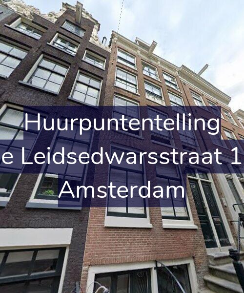 Foto gevel Huurpuntentelling voor Lange Leidsedwarsstraat 133-2, Amsterdam