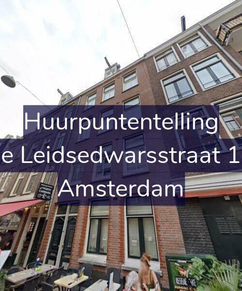 Foto gevel Huurpuntentelling voor Lange Leidsedwarsstraat 136-1, Amsterdam