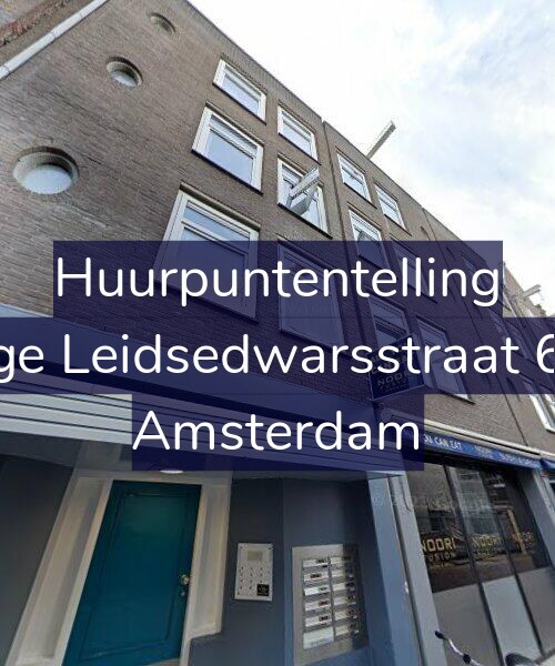 Foto gevel Huurpuntentelling voor Lange Leidsedwarsstraat 60-B, Amsterdam