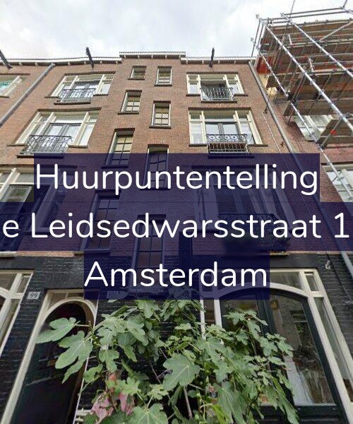 Foto gevel Huurpuntentelling voor Lange Leidsedwarsstraat 101-E, Amsterdam