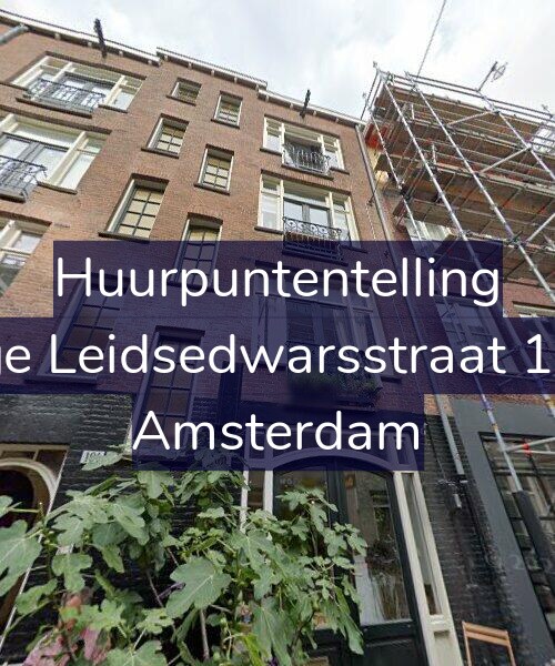 Foto gevel Huurpuntentelling voor Lange Leidsedwarsstraat 101-F, Amsterdam