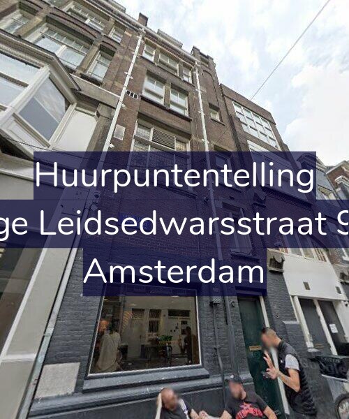 Foto gevel Huurpuntentelling voor Lange Leidsedwarsstraat 9-B1, Amsterdam