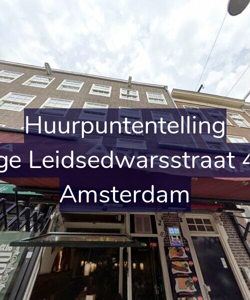 Foto gevel Huurpuntentelling voor Lange Leidsedwarsstraat 45-2, Amsterdam
