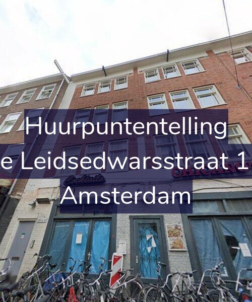 Foto gevel Huurpuntentelling voor Lange Leidsedwarsstraat 124-C, Amsterdam