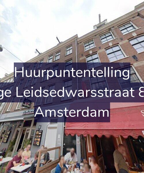 Foto gevel Huurpuntentelling voor Lange Leidsedwarsstraat 84-A, Amsterdam