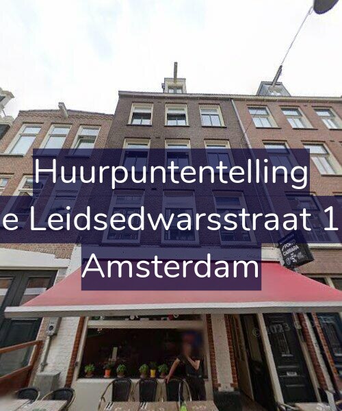 Foto gevel Huurpuntentelling voor Lange Leidsedwarsstraat 138-3, Amsterdam