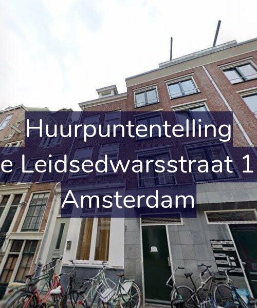 Foto gevel Huurpuntentelling voor Lange Leidsedwarsstraat 174-B, Amsterdam