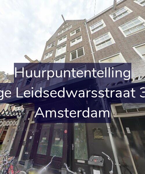 Foto gevel Huurpuntentelling voor Lange Leidsedwarsstraat 35-A, Amsterdam