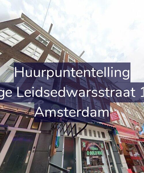 Foto gevel Huurpuntentelling voor Lange Leidsedwarsstraat 19-2, Amsterdam