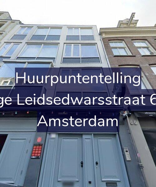 Foto gevel Huurpuntentelling voor Lange Leidsedwarsstraat 68-D, Amsterdam