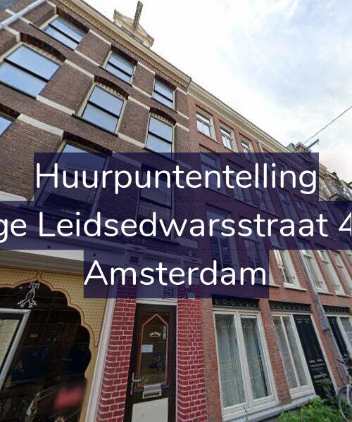 Foto gevel Huurpuntentelling voor Lange Leidsedwarsstraat 44-D, Amsterdam