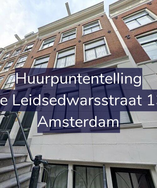 Foto gevel Huurpuntentelling voor Lange Leidsedwarsstraat 135-A, Amsterdam